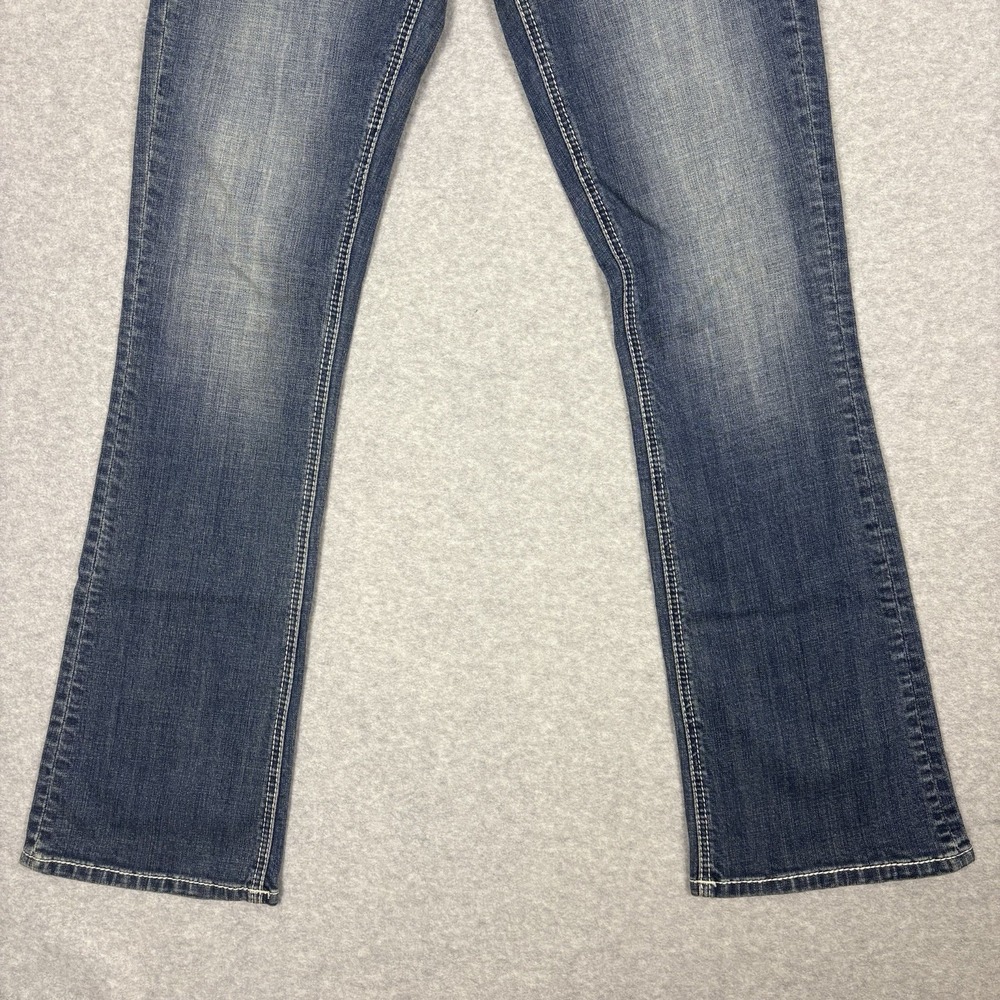 Rock & Roll Denim Jeans Womens 28X32 Bootcut Flare Western Rhinestone Y2K - Picture 7 of 11